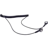 ESD kabel za uzemljenje 1.80 m pritisni gumb 10 mm, pritisni gumb 4 mm