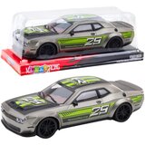  Sportski auto za igru s pogonom na stražnje kotače Glossy - 28 cm - srebrno/zeleni | shoptok.hr