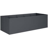  Vrtna saksija Antracit 200 x 80 x 60 cm Čelična vrata | shoptok.hr