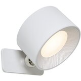 QAZQA Moderna stenska svetilka bela vklj. polnilna LED - Bright | Shoptok.si