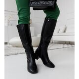 Gemre Black boots with decorative buckle Sydney | Shoptok.si