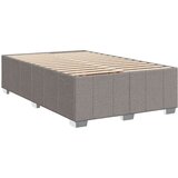 vidaXL Krevet s oprugama i madracem smeđesivi 120 x 190 cm od tkanine | shoptok.hr