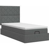  Podesivi krevet s madracem Tamnosiva 90 x 190 cm Tkanina | shoptok.hr