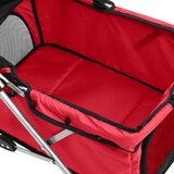  Sklopiva kolica za pse crvena 76x50x100 cm od tkanine oxford | shoptok.hr
