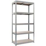x Kovinski regal Futur 350 (v 180 x š 75 x g 35 cm, nosilnost: 350 kg/polico) | Shoptok.si