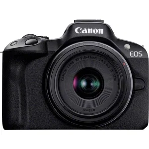 Canon Content creator kit EOS R50 (Telo) Digitalni fotoaparat i 18-45mm Objektiv Cene