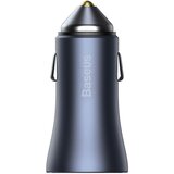 Baseus auto punjač dual usb-a/usb-c qc 40w dark grey | shoptok.hr