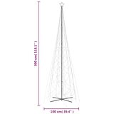  Stožasto božićno drvce plavo 3000 LED žarulja 230 x 800 cm | shoptok.hr
