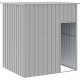  Kućica za pse s krovom svjetlosiva 165 x 153 x 181 cm čelična | shoptok.hr