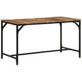  Blagovaonski stol 140 x 70 x 75 cm masivnog grubog drva manga | shoptok.hr