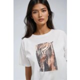 Marisse Cotton Blouse With Print, White | ePonuda.com