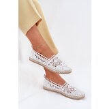Boto Lace Women's Espadrilles White Adelira | shoptok.hr