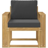  2 Komad Set vanjskih sofa Poliester Bijela i Antracit | shoptok.hr