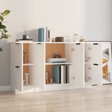 Komode bijela 3 kom od konstruiranog drva | shoptok.hr