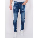 Local Fanatic Kavbojke slim 140587633 Modra Cene
