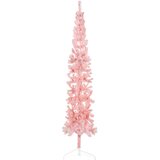  Tanka umjetna polovica božićnog drvca sa stalkom roza 240 cm | shoptok.hr