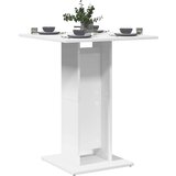 Bistro stol bijeli 60 x 60 x 75 cm od konstruiranog drva Cijene