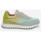 VINCEZA Leather Sports Shoes With Mesh For Women | shoptok.hr