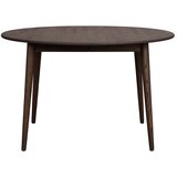 Rowico Temno rjava okrogla raztegljiva jedilna miza iz masivnega hrasta ø 120 cm Tyler – | Shoptok.si