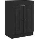 vidaXL Omarica pod umivalnikom Črna 78,5 x 37,5 x 81 cm Inženirski les, (5000246127) | Shoptok.si