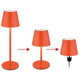 Globo 58488R-LED Dodirni prigušiva punjiva spoljna stona lampa VANNIE 3W/5V IP54 1800mAh crvena | Eponuda.com