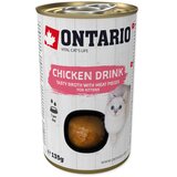 Ontario Kitten pijača s koščki piščanca 135 g Cene