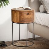 Livetastic MAJHNA NOČNA OMARICA, masivno indijski rožni les barve indijskega rožnega lesa | Shoptok.si