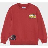 Sinsay Pamučna crewneck majica širokog kroja s printom monster trucka na leđima | shoptok.hr