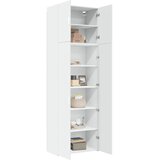  Visoka komoda bijela 80 x 42,5 x 249 cm od konstruiranog drva | Eponuda.com