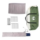  Teepee šator s krovom Zelena i bijela 490 x 410 x 210 cm | shoptok.hr