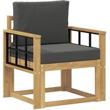  2 Komad Set vanjskih sofa Poliester Bijela i Antracit | shoptok.hr
