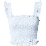 The Frolic Top svetlo modra / bela | Shoptok.si