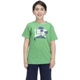 Leone 1947 Majice s kratkimi rokavi Boy T-Shirt + Bermuda Beach Zelena | Shoptok.si