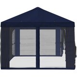  Pokrov za gazebo s bočnim zidovima 6 x 3 m Plava Poliester 190 | shoptok.hr