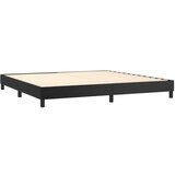  Box spring postelja z vzmetnico črna 200x200 cm umetno usnje, (20789010) | Shoptok.si
