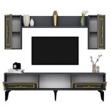 Hanah home tv polica viola anthracite