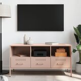 TV ormarić ružičasti 100,5 x 39 x 50,5 cm čelični | shoptok.hr