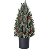 HOMCOM božično drevo PE, plastika Ø27 x 47V cm zeleno, (5000242557) Cene