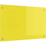 vidaXL kuhinjska mosaik ploča Žuta Kaljeno staklo 80 x 50 x 0.6 cm | shoptok.hr