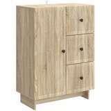 vidaXL Strani šal Sonoma hrast 66 x 34,5 x 90 cm Inženirski les, (5000218119) | Shoptok.si