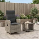  Set lounge namještaja za vrt 2 kom. Siva i tamno siva | shoptok.hr