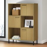 vidaXL Knjižna omara z nogami rjava 90x35x128,5 cm trden les OSLO Cene