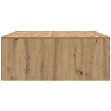 vidaXL stol za kavu s ladicama artisan hrast 100x100x40 cm | shoptok.hr