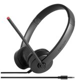 Lenovo Stereo Analog Headset Wired Head-band Office/Call center Black | shoptok.hr