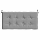 Jastuk za vrtnu klupu sivi 100x50x4 cm od tkanine Oxford | shoptok.hr