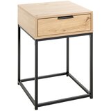 MID.YOU NOČNA OMARICA, črna, barve hrasta | Shoptok.si