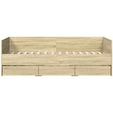  Dnevni krevet s ladicama bez madraca boja hrasta 90x200 cm | shoptok.hr