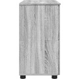 vidaXL Kopalniška omarica s predalom Siva sonoma 76.5 x 35 x 64 cm | Shoptok.si