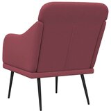  Fotelj vinsko rdeč 63x76x80 cm blago, (20701740) | Shoptok.si