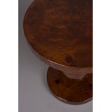 Dutchbone Okrogla stranska mizica v orehovem dekorju ø 46 cm Quinn – | Shoptok.si